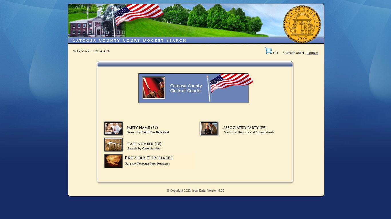 Case Management Web Search